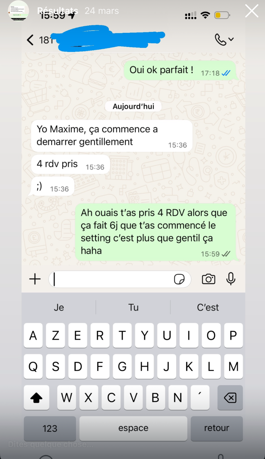 4 RDV 6 jours